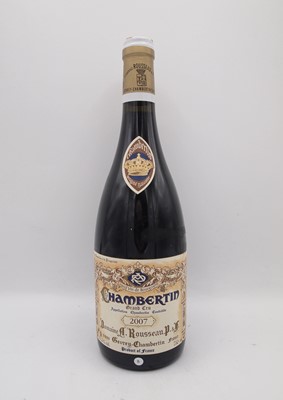 Lot 312 - 1 bottle 2007 Chambertin Rousseau