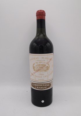 Lot 261 - 1 bottle 1924 Ch Margaux