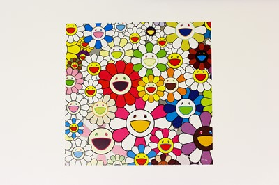 Lot 97 - Takashi Murakami (Japanese 1962-), 'Flowers Blooming in this World and the Land of Nirvana (1)', 2013