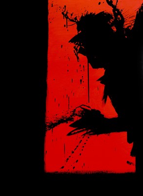 Lot 150 - Richard Hambleton (Canadian 1952-2017), 'Red Devil (Shadow Head Berlin)', 1982