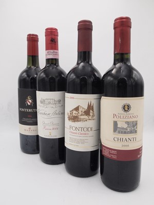 Lot 233 - 12 bottles Mixed Chianti and Langhe