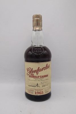 Lot 475 - 1 bottle 1965 Glenfarclas Family Cask