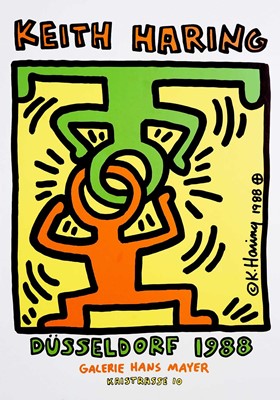 Lot 178 - Keith Haring (American 1958-1990), 'Dusseldorf', 1988