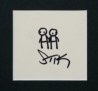 Lot 180 - Stik (British 1979-), 'Holding Hands (Doodle)', 2017