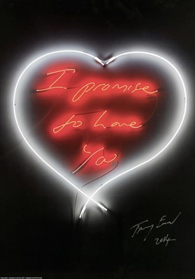 Lot 92 - Tracey Emin (British 1963-), 'I Promise To Love You', 2014