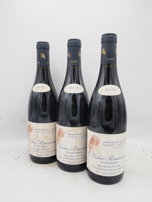 Lot 108 - 12 bottles 2010 Vosne-Romanee Maizieres A-F Gros