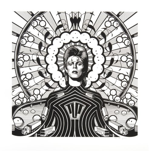 Lot 326 - The London Police (Collaboration), ‘All Hail Sir David Of Bowie’, 2013