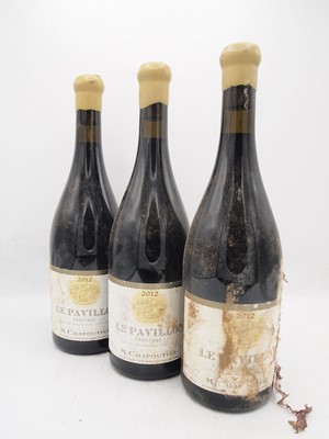 Lot 157 - 6 bottles 2012 Ermitage Le Pavillon