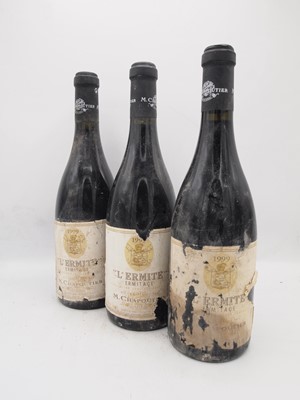 Lot 161 - 8 bottles Mixed Chapoutier Red and White Ermitage