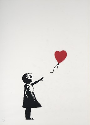 Lot 142 - Banksy (British 1974-), 'Girl With Balloon', 2004