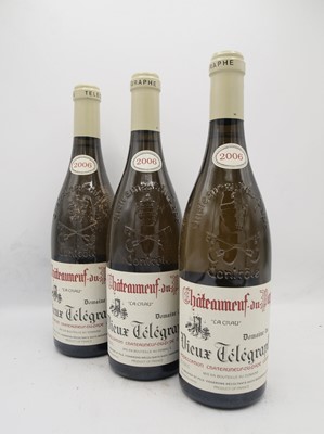 Lot 165 - 6 bottles 2006 Chateauneuf-du-Pape Blanc, Vieux Telegraphe