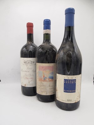 Lot 198 - 3 magnums Mixed Barolo and Chianti