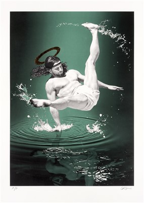 Lot 145 - Cosmo Sarson (British), ‘Breakdancing Jesus – On Water’, 2015
