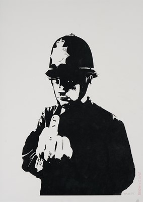 Lot 143 - Banksy (British 1974-), 'Rude Copper', 2002
