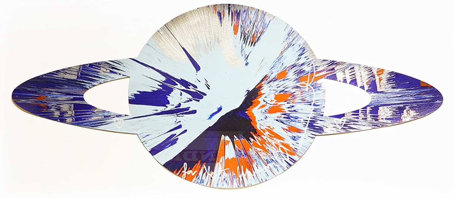 Lot 116 - Damien Hirst (British 1965-), 'Beautiful Nightcall of the Twilight Zone Spin Painting for Yet Unborn', 2012
