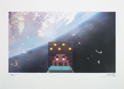 Lot 151 - Invader (French 1969-), 'Art4Space (3D)', 2013