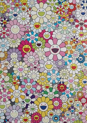 Lot 22 - Takashi Murakami (Japanese 1962-), 'An Homage To Yves Klein, Multicolor C', 2012