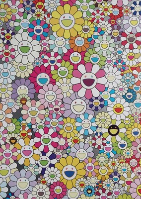 Lot 23 - Takashi Murakami (Japanese 1962-), 'An Homage To Yves Klein, Multicolor B', 2012