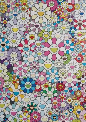 Lot 24 - Takashi Murakami (Japanese 1962-), 'An Homage To Yves Klein, Multicolor A', 2012