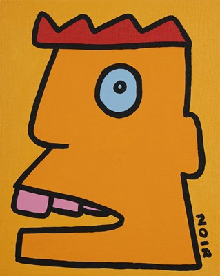 Lot 170 - Thierry Noir (French 1958-), 'I Am Watching A Ship Go By In The Distance Birds Are Following It', 2020