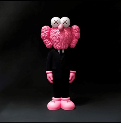 Lot 212 - Kaws (American 1974-), 'BFF (Dior Pink)', 2019