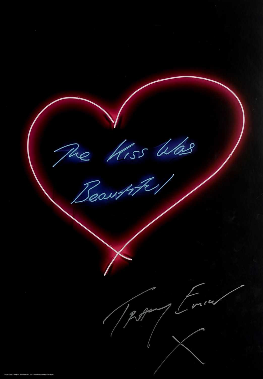 Lot 101 - Tracey Emin (British 1963-), 'The Kiss Was Beautiful', 2016