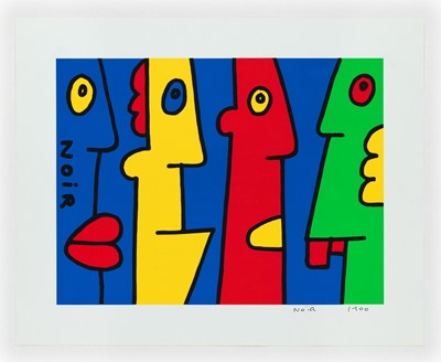 Lot 208 - Thierry Noir (French 1958-), 'Yes Or Noir', 2003