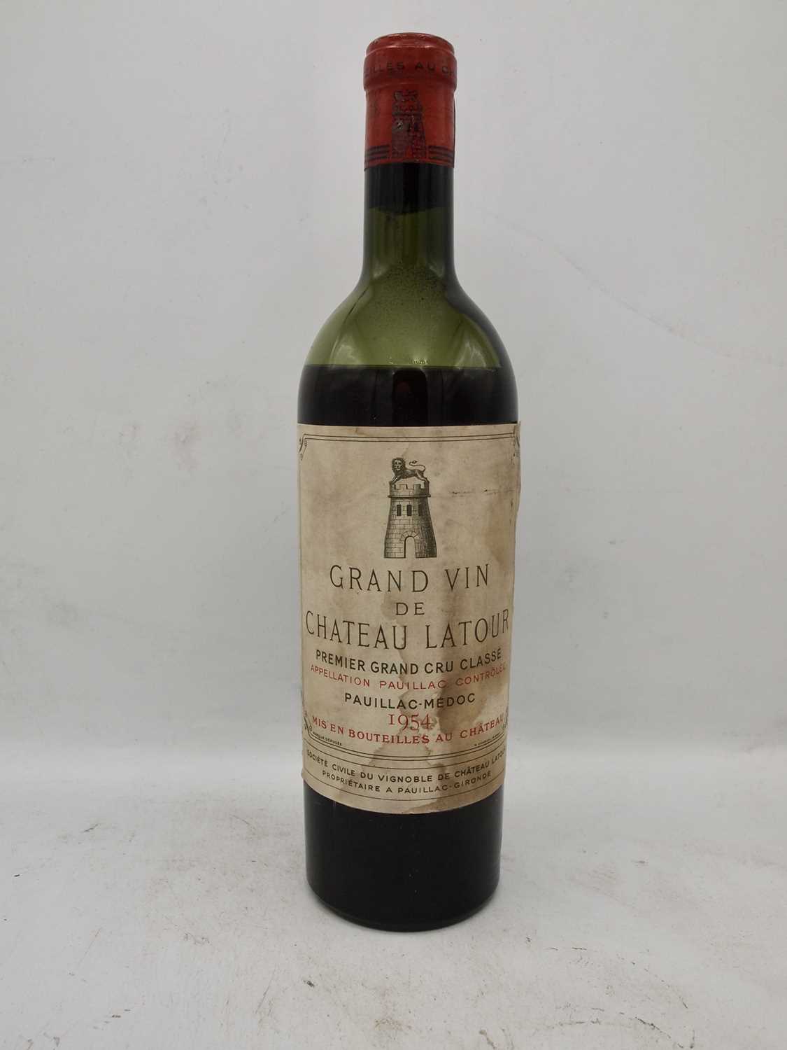 Lot 40 - 1 bottle 1954 Ch Latour