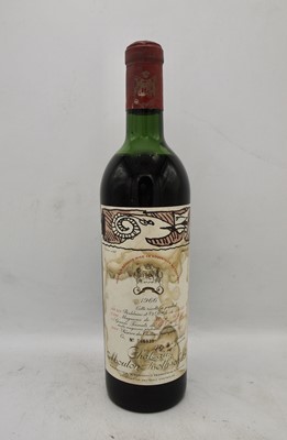 Lot 96 - 1 bottle 1966 Ch Mouton-Rothschild