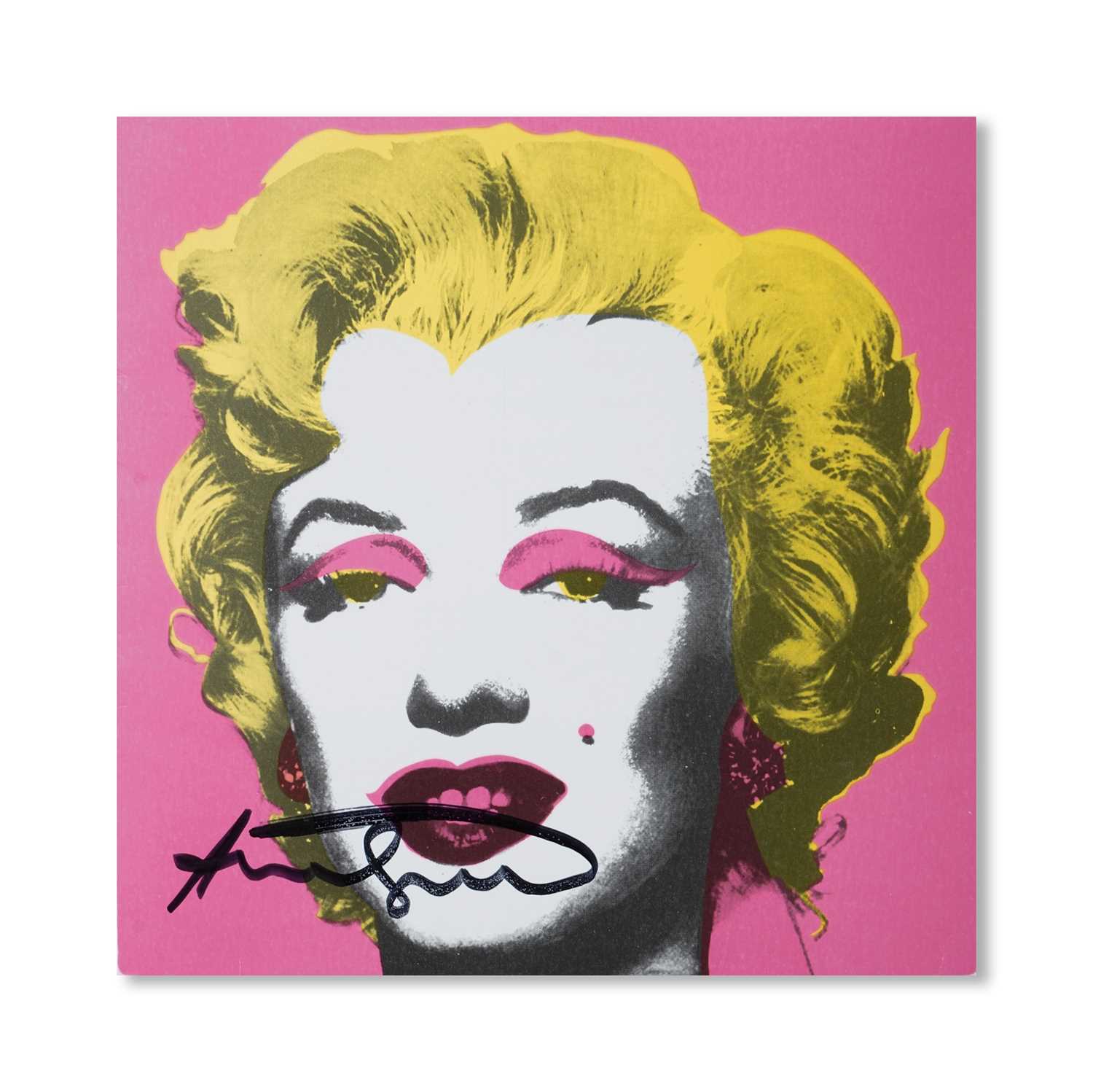 Lot 107 - Andy Warhol (American 1928-1987), 'Marilyn (Invitation)', 1981