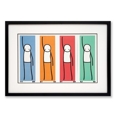 Lot 313 - Stik (British 1979-), 'Liberty (Red, Teal, Orange & Blue Showcards)', 2013