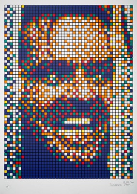 Lot 210 - Invader (French 1969-), 'Rubik Kubrick II - Jack', 2007