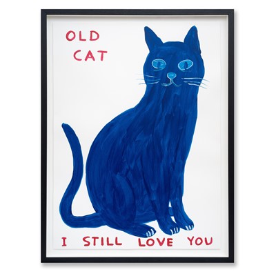 Lot 192 - David Shrigley (British 1968-), 'Old Cat', 2022