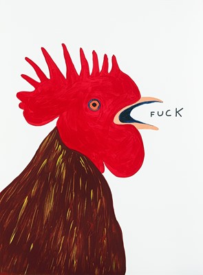 Lot 190 - David Shrigley (British 1968-), 'Fuck', 2021