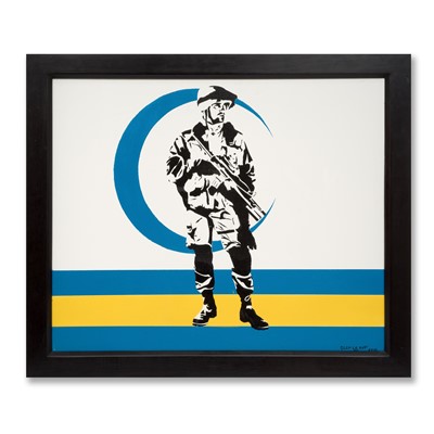 Lot 208 - Blek Le Rat (French 1951-), 'Occupational Force', 2006