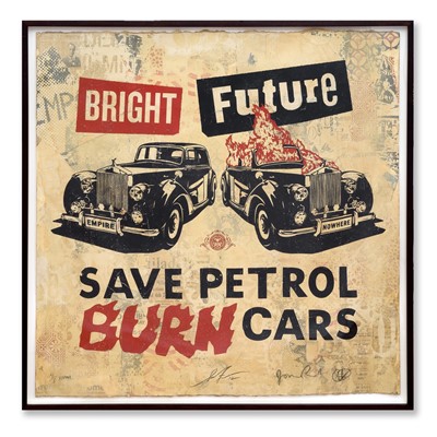 Lot 202 - Shepard Fairey & Jamie Reid (Collaboration), 'Bright Future (HPM)', 2012