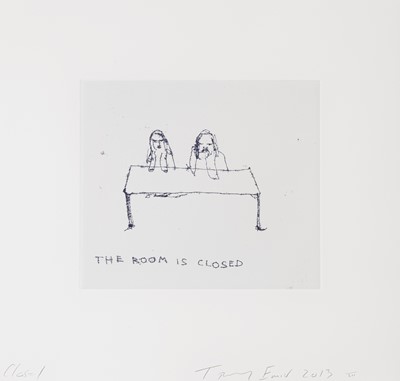 Lot 165 - Tracey Emin (British 1963-), 'Closed', 2013