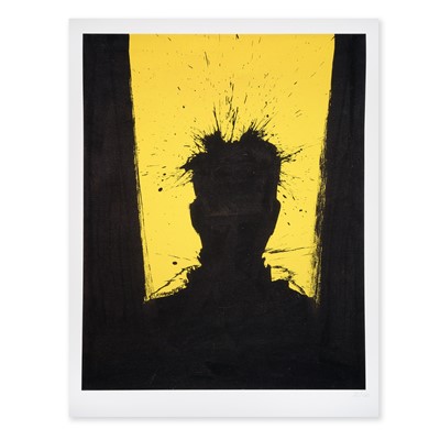 Lot 256 - Richard Hambleton (Canadian 1952-2017), 'Shadow Head (Yellow), 2017