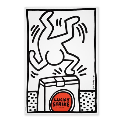 Lot 264 - Keith Haring (American 1958-1990), 'Lucky Strike I' 1987