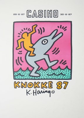 Lot 262 - Keith Haring (American 1958-1990), 'Casino', 1987