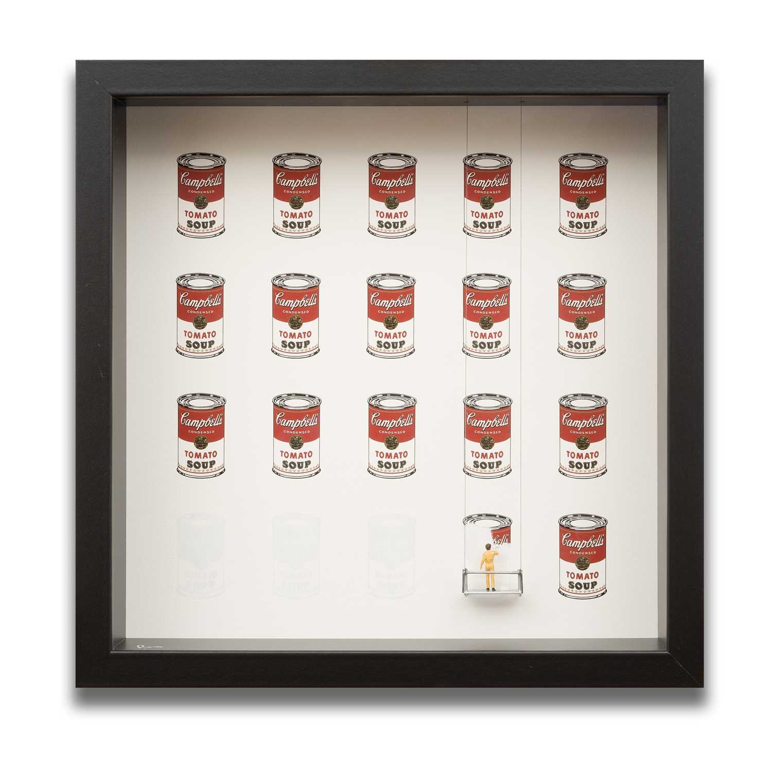 Lot 145 - Roy's People (British), 'Scrubbed Out - Cambells Soup Cans', 2021