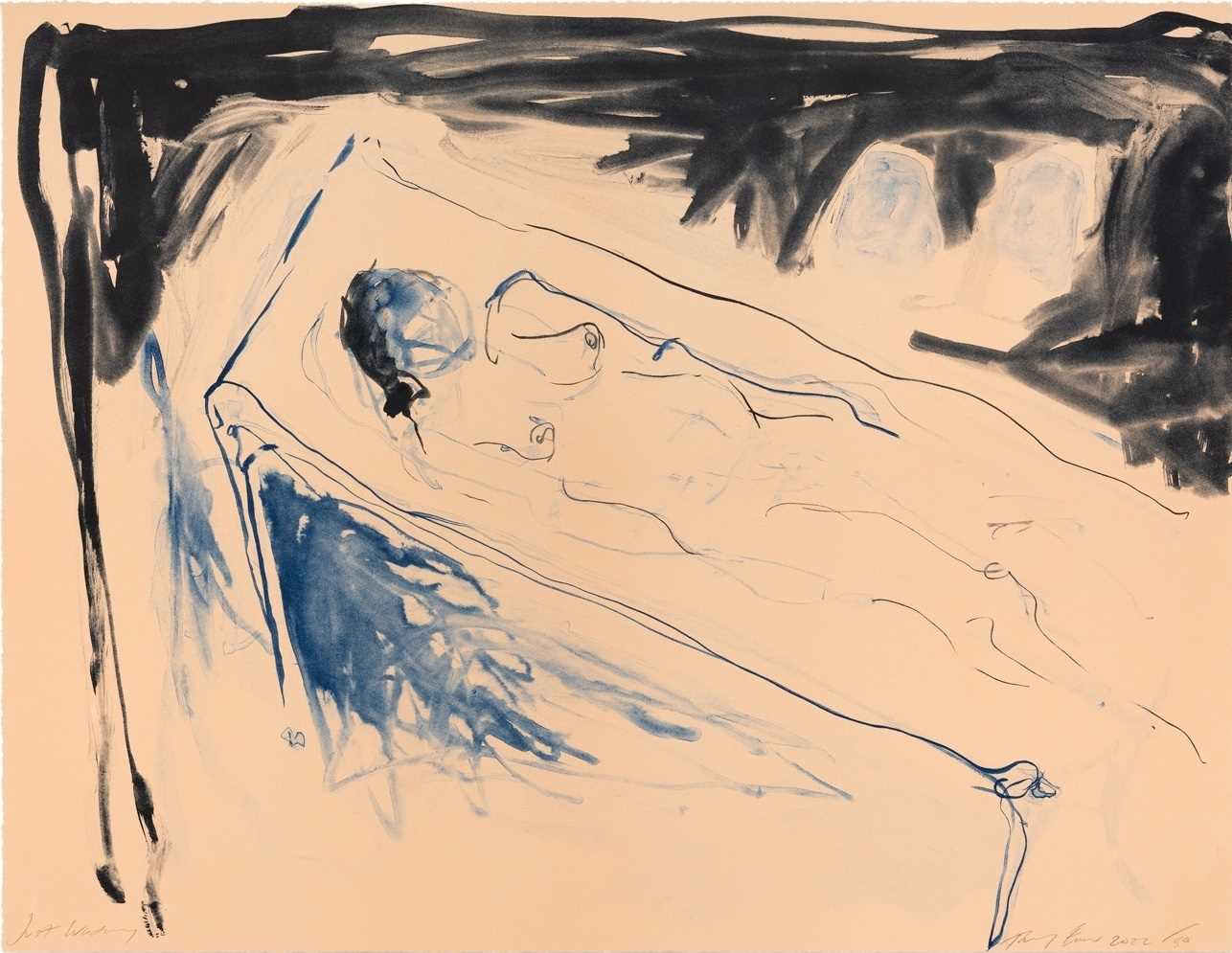 Lot 186 - Tracey Emin (British 1963-), 'Just Waiting', 2023