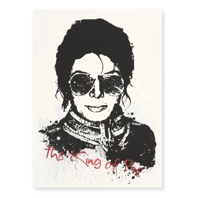 Lot 218 - Mr Brainwash (French 1966-), 'Michael Jackson King Of Pop', 2010