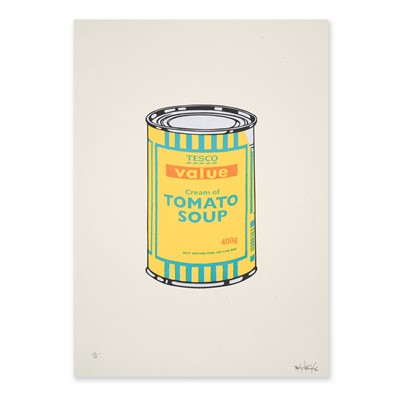 Lot 148 - Banksy (British 1974-), 'Soup Can - Yellow/Blue/Tan', 2005