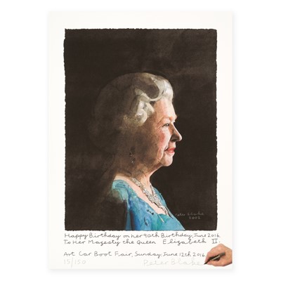 Lot 137 - Peter Blake (British 1932-), 'To Her Majesty, Queen Elizabeth II', 2016