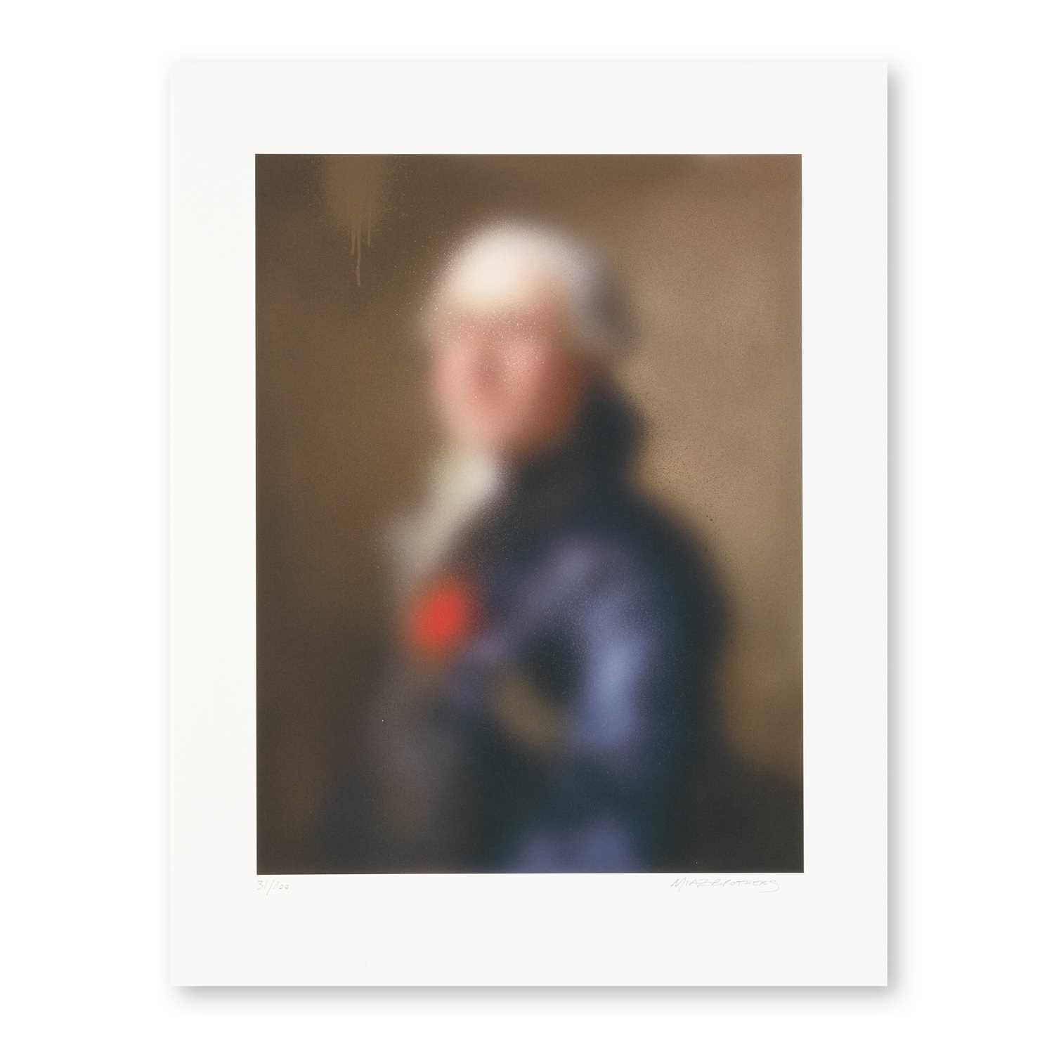 Lot 61 - Miaz Brothers (Italian Duo), 'Gentleman With Red Dot', 2019