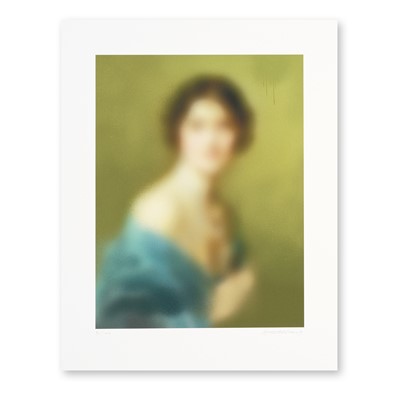Lot 62 - Miaz Brothers (Italian Duo), 'Lady With Green Background', 2019