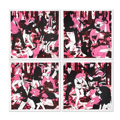 Lot 234 - Cleon Peterson (American 1973-), 'The Occupation', 2008 (Four Works)