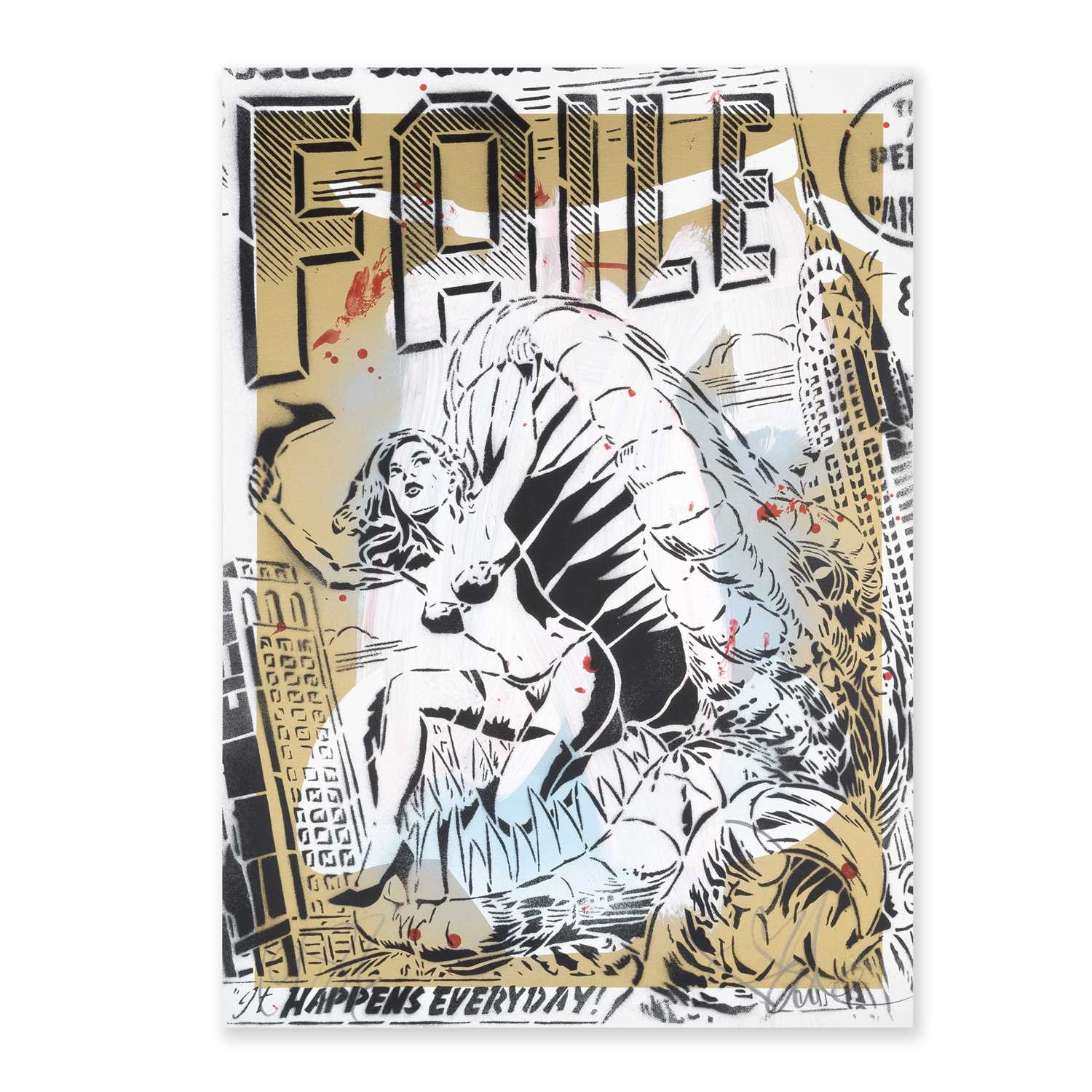 Lot 180 - Faile  (Collaboration), 'Happens Every Day', 2007