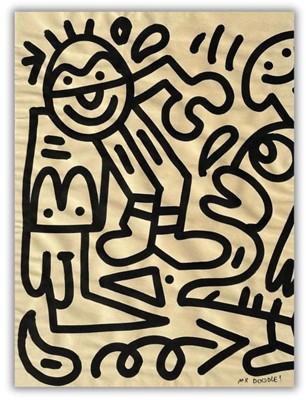 Lot 129a - Mr Doodle (British 1994-), 'Untitled (50 Hour Doodle Marathon)', 2017